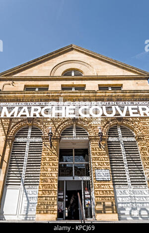 Metz (France): Covered market; Markthalle in Metz Stock Photo