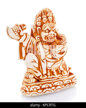 Chinese culture figurine on a white background Stock Photo