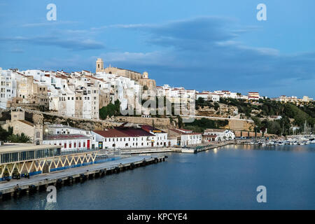 Cityscape, Mahon, Menorca, Balearic Islands, Spain. Stock Photo