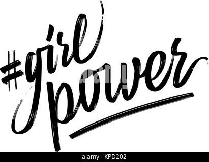 lettering by hand. Calligraphy vector sketch with thick brush pen. Stock Vector