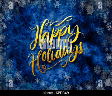 GREETING CARD CONCEPT: Happy Holidays Stock Photo