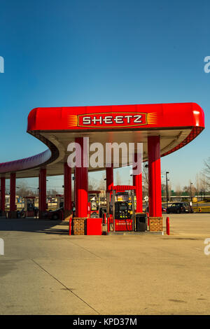 Sheetz gas station fuel pump Stock Photo - Alamy