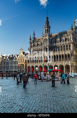 City Museum, aka Maison du Roi (King's House), Grand Place, Brussels, Belgium Stock Photo