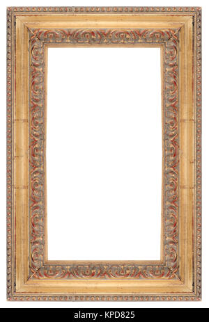 Wooden picture frame Stock Photo
