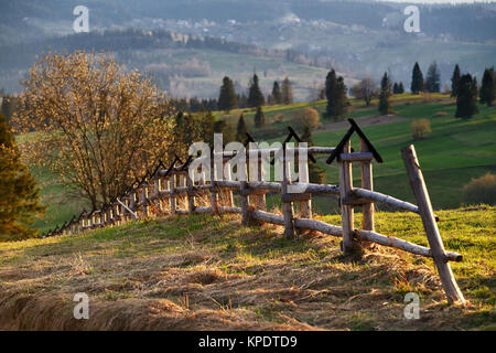 Spring countryside in Tatras mountains Stock Photo