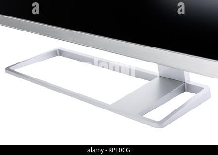 Close up on the design foothold of a modern computer LCD display Stock Photo