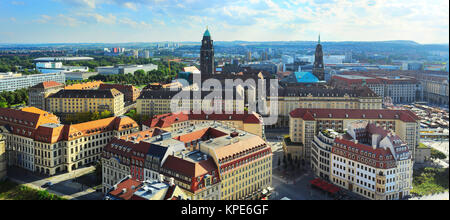 Dresden aerial view Stock Photo