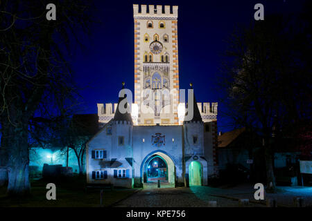Medieval Gate in Landsberg am Lech Stock Photo