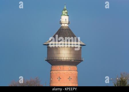 old water tower in velbert,germany. Stock Photo