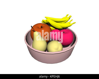 exempted fruit basket Stock Photo