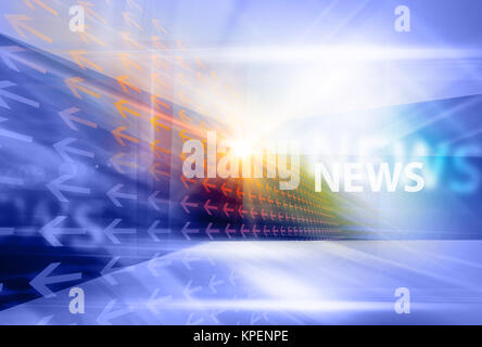 Graphical modern digital world news background VI Stock Photo