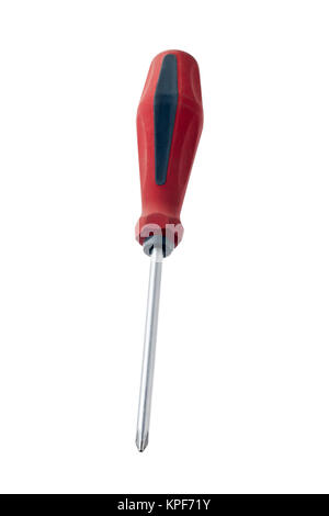 close up of a red screw driver Stock Photo