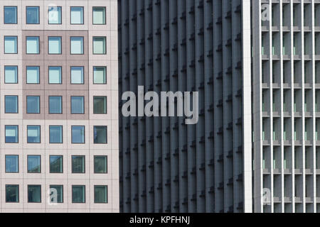 Abstract image of office towers in Marunouchi, Tokyo, Japan. Stock Photo