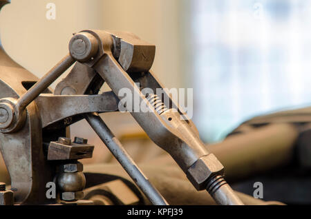 photo of the historic machines in macro photography, detail Stock Photo