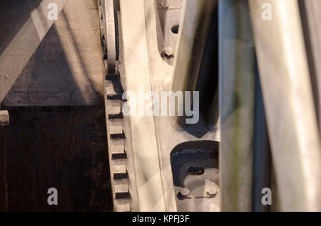 photo of the historic machines in macro photography, detail Stock Photo