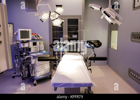 Operating room in a modern hospital Stock Photo