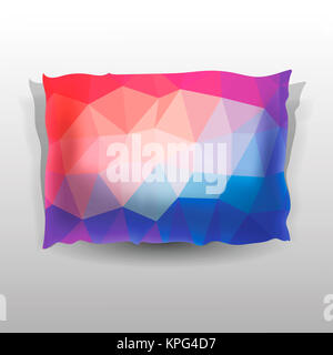 Colorful Soft Pillow Stock Photo