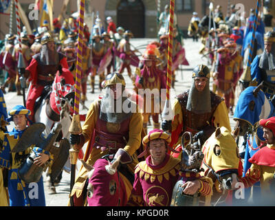 Arezzo annual medieval festival called the Saracen Joust in