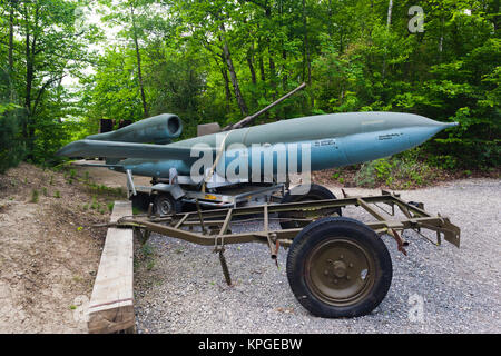 France, Pas de Calais, Eperlecques, Le Blockhaus de Eperlecques, WWII German V2 rocket bunker, V1 flying bomb. Stock Photo