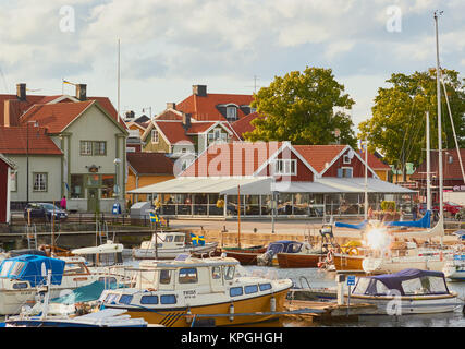 Oregrund town and harbour, Uppsala County, Sweden, Scandinavia Stock Photo