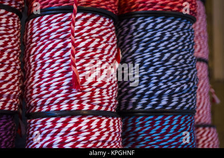rope of different color for border Stock Photo