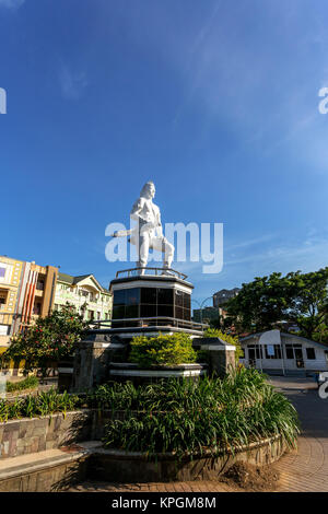 indian warrior statue in Manado Stock Photo