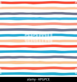 Seamless pattern with multicolor stripes . Vector background  Stock Vector