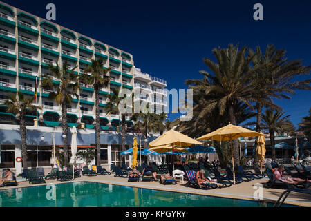 Swimming pool at the Qawra Palace Hotel, Qawra, Malta Stock Photo: 11994282 - Alamy