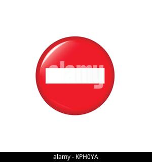 Stop symbol illustration Stock Vector