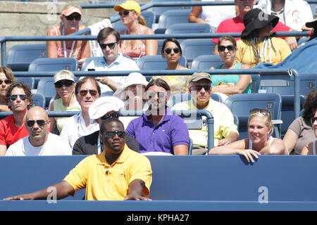 FLUSHING NY- AUGUST:  Goran Ivanisevic, at the 2014 US Open at the USTA Billie Jean King National Tennis Center on August, 2014 in the Flushing neighborhood of the Queens borough of New York City   People:  Goran Ivanisevic Stock Photo