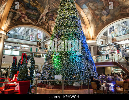 Christmas at Galerías Pacífico, Buenos Aires; Argentina Stock Photo