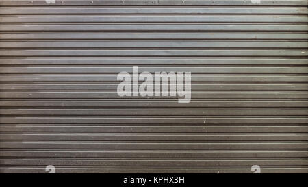 roller metal door background. Stock Photo