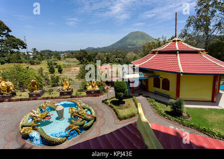 Pagoda Ekayana, Tomohon, Sulawesi Utara Stock Photo