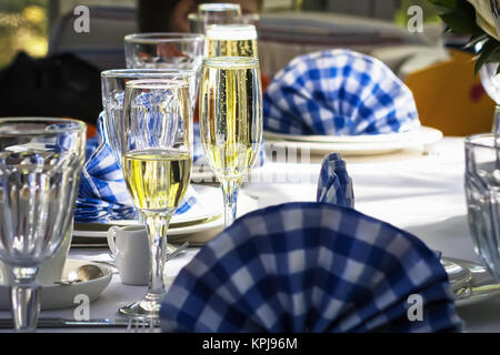 A luxurious white and blue kitchen with gold hardware, Bosch and Samsung  stainless steel appliances, and white marbled granite counter tops Stock  Photo - Alamy