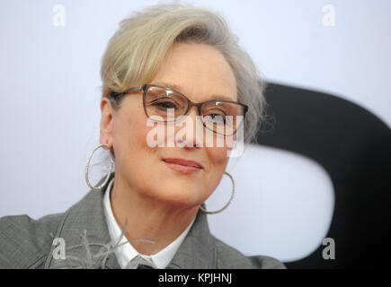 WASHINGTON, D.C. DECEMBER 14: Meryl Streep at the premiere of 'The Post' on December 14, 2017, in Washington, DC. Credit: Dennis Van Tine/MediaPunch Stock Photo