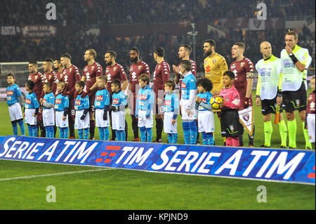 Turin, Italy. 16th December, 2017. during the Serie A football match between Torino FC and SSC Napoli at Stadio Grande Torino on 16 Dicember, 2017 in Turin, Italy. Credit: FABIO PETROSINO/Alamy Live News Stock Photo