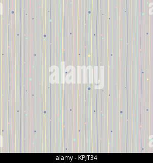 Abstract background. Wavy lines and circles. Seamless pattern. Pale yellow and pink colors. Endless texture. Plain backdrop. For web page background o Stock Vector