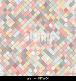 Abstract Backdrop with rhombuses. Colorful seamless pattern. Random rhomb texture. For decoration, wallpaper, web page. Stock Vector