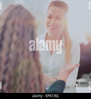 Portrait Of Businesswomen Having Creative Meeting In Office Stock Photo ...
