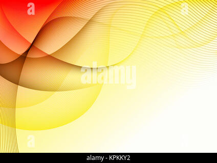 Abstract Wave Lines Stock Photo