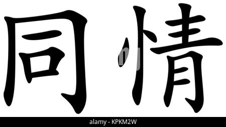 Chinese Character For Regret Stock Photo Alamy