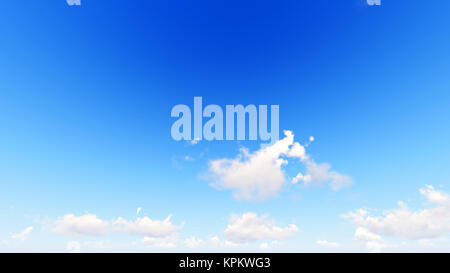 Cloudy blue sky abstract background, 3d illustration Stock Photo