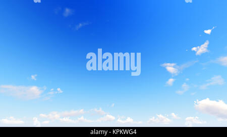 Cloudy blue sky abstract background, 3d illustration Stock Photo