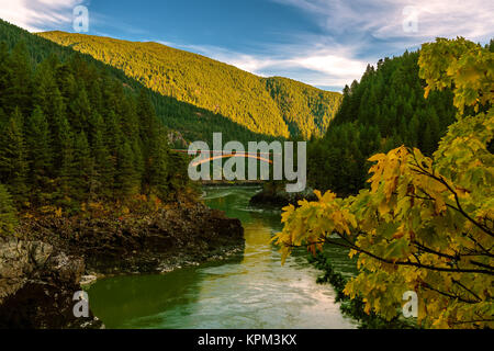 Historic Alexandra Bridge in Spuzzum, British Columbia, Canada Stock ...