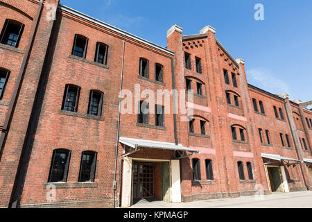 Warehouse in yokohama Stock Photo