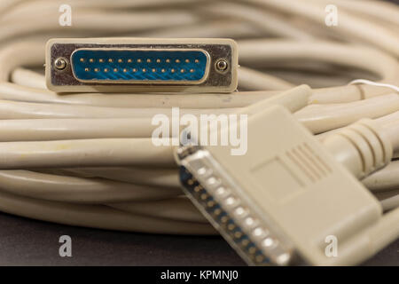 serial cable Stock Photo