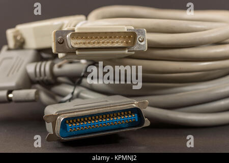 printer cable Stock Photo