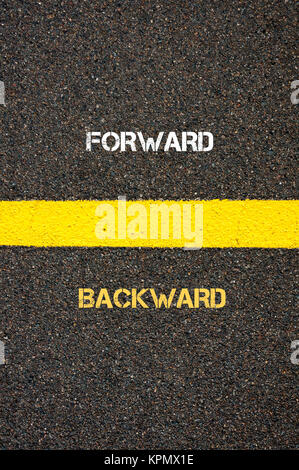 The way forward text concept write on notebook Stock Photo - Alamy