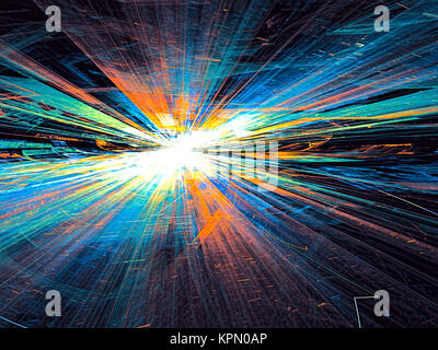 Abstract bright colored technology background digitally generate Stock Photo