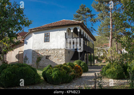 Old Serbian House - Ravna arheo etno park near Knjaževac city - eastern Serbia Stock Photo